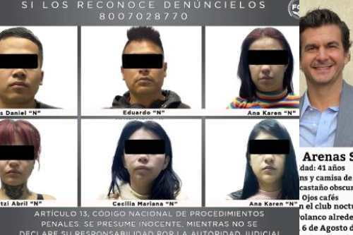 Procesan a los 6 detenidos del Black Royce de Naucalpan, por homicidio de Iñigo Arenas Saiz